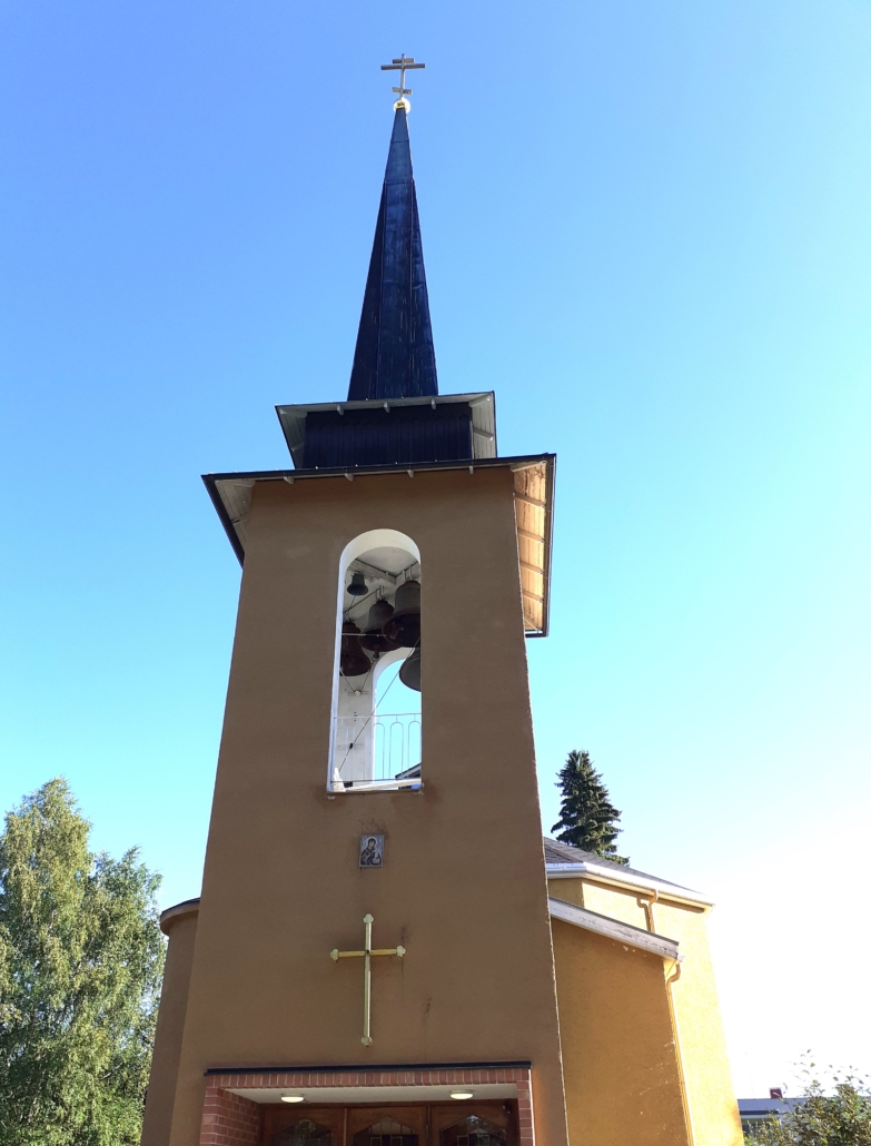 Kuvassa ortodoksikirkon fasadi.