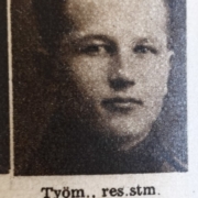 kuvassa sotilas.